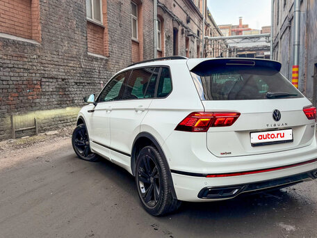 2021 Volkswagen Tiguan Allspace II Рестайлинг, белый, 4269000 рублей, вид 3
