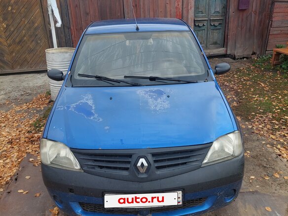 2006 Renault Logan I, синий, 130000 рублей
