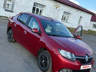 2014 Renault Logan II, красный, 540000 рублей, вид 4
