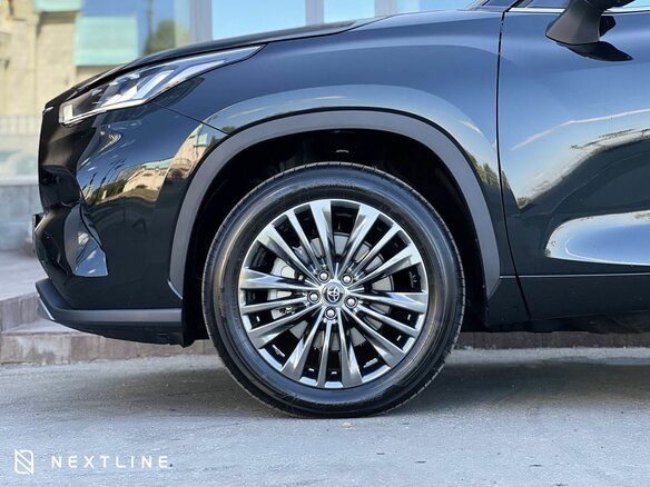 2026 Toyota Highlander IV (XU70), чёрный - вид 39