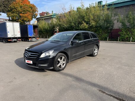 2012 Mercedes-Benz R-Класс 350 Long I Рестайлинг 2, чёрный, 1150000 рублей, вид 1