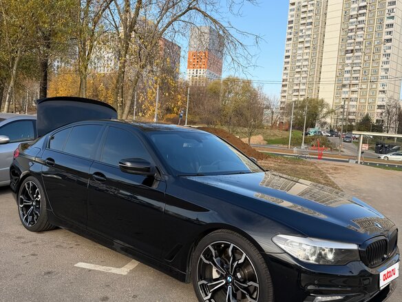 2018 BMW 5 серии 520i VII (G30/G31/G38), чёрный, 3000000 рублей - вид 4