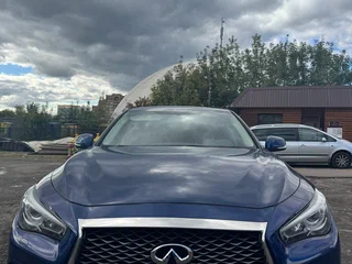 2018 Infiniti Q50 I Рестайлинг, синий, 2070000 рублей, вид 2
