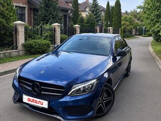 2017 Mercedes-Benz C-Класс 180 9G-TRONIC IV (W205), синий, 2250000 рублей, вид 1