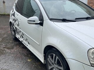 2008 Volkswagen Golf V, белый, 350000 рублей, вид 3