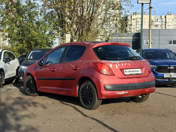 2008 Peugeot 207 I, красный, 229000 рублей - вид 7