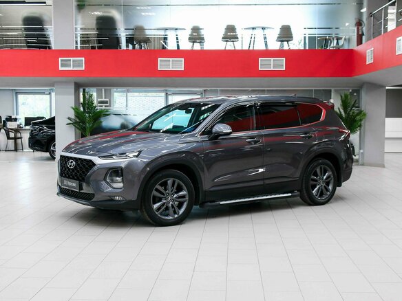 2018 Hyundai Santa Fe IV, серый, 2650000 рублей