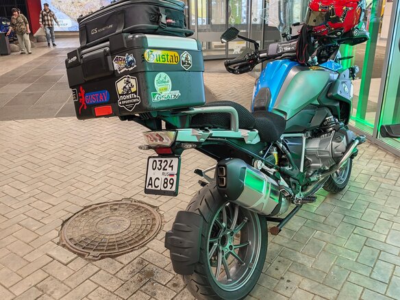 2019 BMW R 1250 GS, синий, 1480000 рублей - вид 9