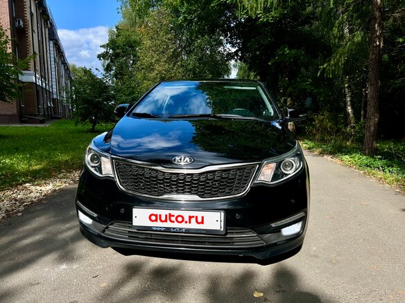 2017 Kia Rio III Рестайлинг, чёрный