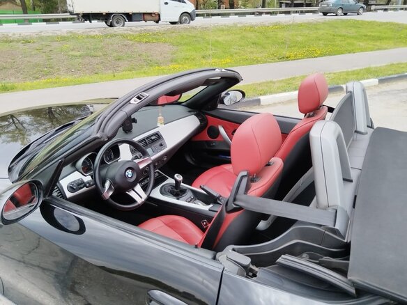 2007 BMW Z4 I (E85/E86) Рестайлинг, чёрный, 1750000 рублей - вид 14