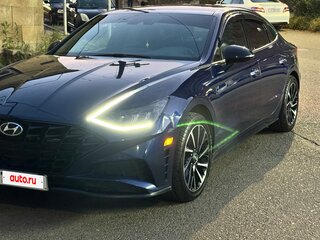 2020 Hyundai Sonata VIII (DN8), синий, 1650000 рублей, вид 3