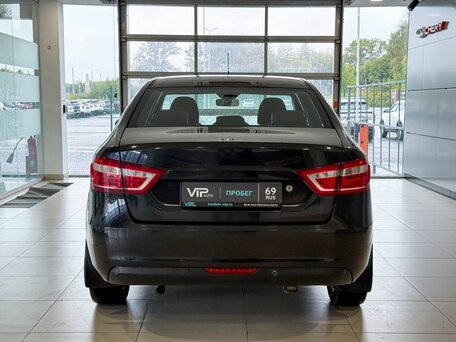 2017 Lada (ВАЗ) Vesta I, чёрный, 707000 рублей, вид 5