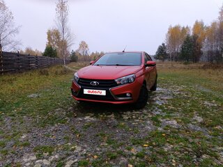 2017 Lada (ВАЗ) Vesta I, красный, 800000 рублей, вид 2