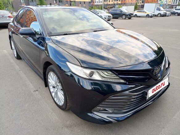 2019 Toyota Camry VIII (XV70), синий, 2300000 рублей - вид 21