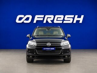2014 Volkswagen Touareg II, чёрный, 3649077 рублей, вид 3