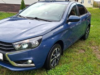 2017 Lada (ВАЗ) Vesta I, синий, 685000 рублей, вид 2