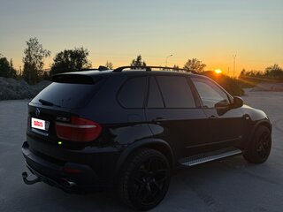 2007 BMW X5 3.0d II (E70), чёрный, 1800000 рублей, вид 4