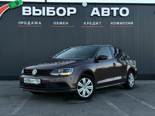 2015 Volkswagen Jetta VI Рестайлинг, коричневый, 1050000 рублей, вид 1