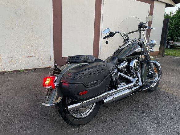 2021 Harley-Davidson Heritage, зелёный, 1598000 рублей - вид 6