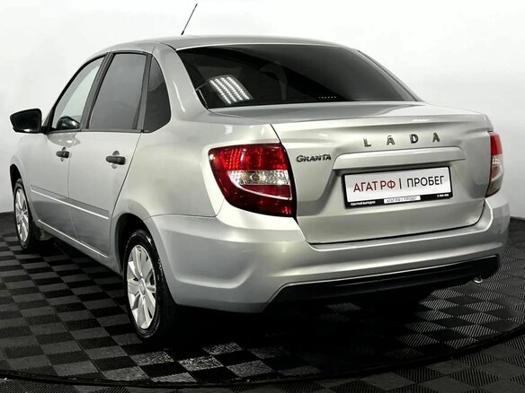 2021 Lada (ВАЗ) Granta I Рестайлинг, серый, 580000 рублей - вид 7