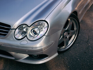 2002 Mercedes-Benz CLK-Класс 320 II (W209), серебристый, 1300000 рублей, вид 3