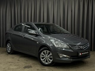 2016 Hyundai Solaris I Рестайлинг, серый, 834777 рублей, вид 4