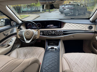 2019 Mercedes-Benz Maybach S-Класс 560 I (X222) Рестайлинг, чёрный, 4500000 рублей, вид 5