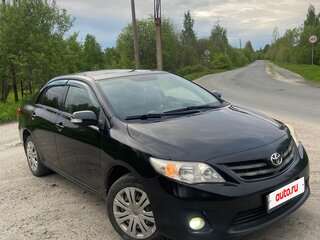 2011 Toyota Corolla X (E140, E150) Рестайлинг, чёрный, 855000 рублей, вид 3