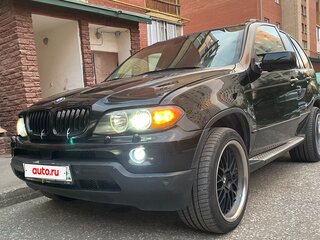 2004 BMW X5 3.0i I (E53) Рестайлинг, чёрный, 750000 рублей, вид 3