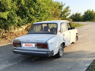 1988 Lada (ВАЗ) 2107, белый, 45000 рублей, вид 2