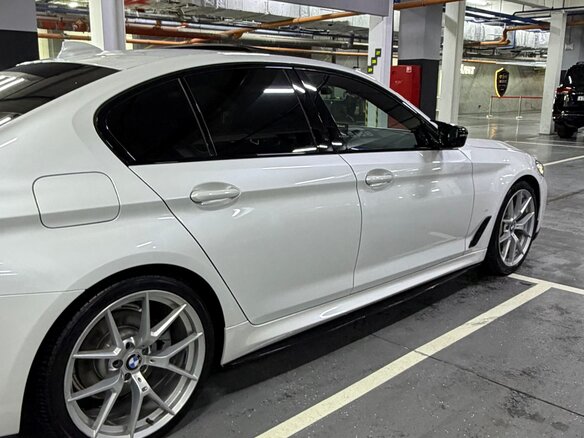 2020 BMW 5 серии 530i xDrive VII (G30/G31/G38) Рестайлинг, белый - вид 4