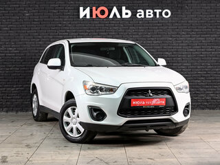 2014 Mitsubishi ASX I Рестайлинг, белый, 1200000 рублей, вид 3