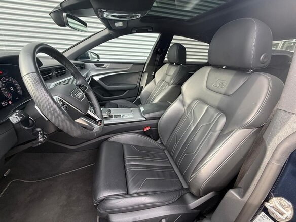 2023 Audi A7 40 TDI II (4K), синий - вид 5