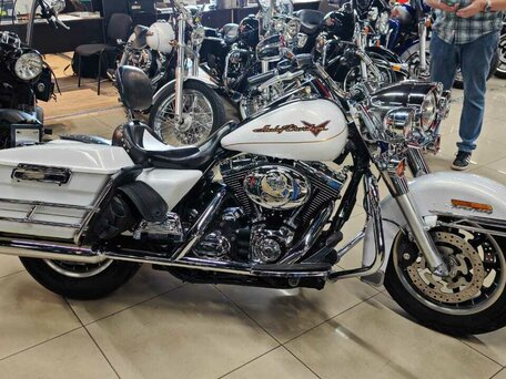 2007 Harley-Davidson Road King, белый, 750000 рублей, вид 4