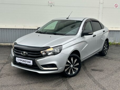 2017 Lada (ВАЗ) Vesta I, серебристый, 685000 рублей, вид 2