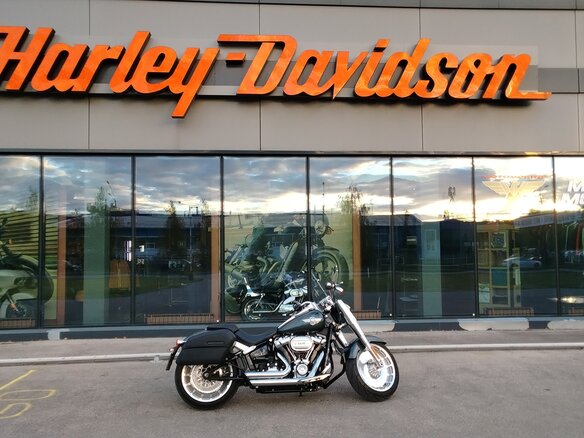 2020 Harley-Davidson Fat Boy, зелёный, 2300000 рублей