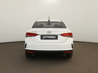 2021 Hyundai Solaris II Рестайлинг, белый, 1366000 рублей, вид 4