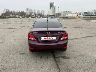 2012 Hyundai Solaris I, фиолетовый, 650000 рублей, вид 5