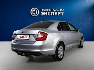2018 Skoda Rapid I Рестайлинг, серебристый, 1100000 рублей, вид 4