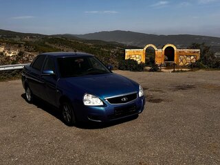 2014 Lada (ВАЗ) Priora I Рестайлинг, синий, 490000 рублей, вид 4