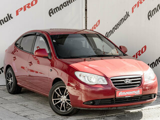 2009 Hyundai Elantra IV (HD), красный, 595000 рублей, вид 3