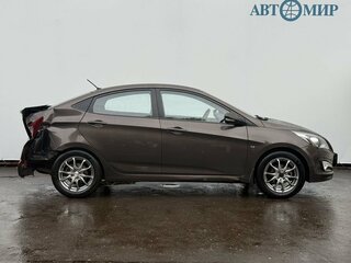 2015 Hyundai Solaris I Рестайлинг, коричневый, 515000 рублей, вид 4