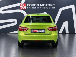 2016 Lada (ВАЗ) Vesta I, зелёный, 779900 рублей, вид 5