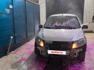 2012 Lada (ВАЗ) Granta I, серебристый, 270000 рублей, вид 3