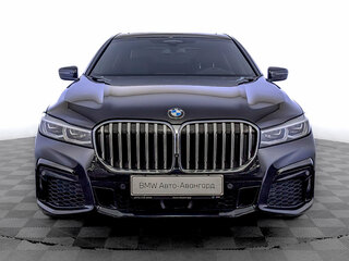 2021 BMW 7 серии Long 750Li xDrive VI (G11/G12) Рестайлинг, синий, 6850000 рублей, вид 2