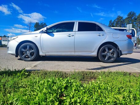 2007 Toyota Corolla X (E140, E150), серебристый, 490000 рублей, вид 3