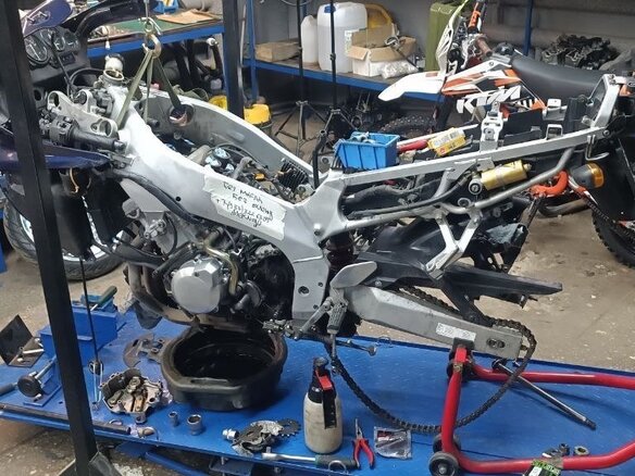 1996 Yamaha YZF600R Thundercat, синий, 350000 рублей - вид 26