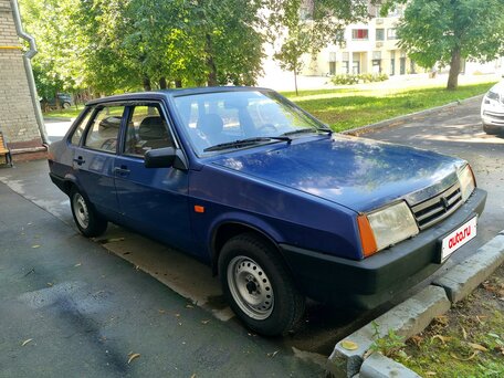 1998 Lada (ВАЗ) 21099, синий, 270000 рублей, вид 1