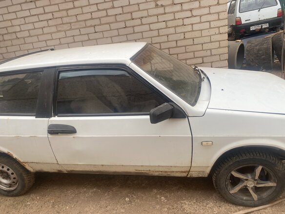 1987 Lada (ВАЗ) 2108, белый - вид 1