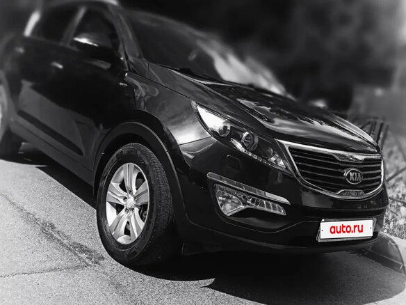 2013 Kia Sportage III, чёрный, 1139000 рублей - вид 1